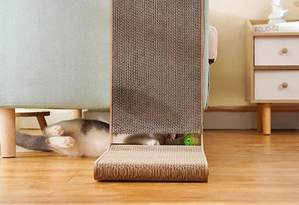 Scraper for Cats Cardboard Large/Small L-shape Wear-resistant Scratch-resistant Cat Scratching Post Cat Toy Pets Cat Accessories