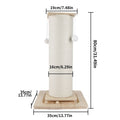1 Section Vertical Sisal Material Safe Cat Climbing Frame Tree Modern Stable Design Cat Scratching Post for Cats 60cm/80cm