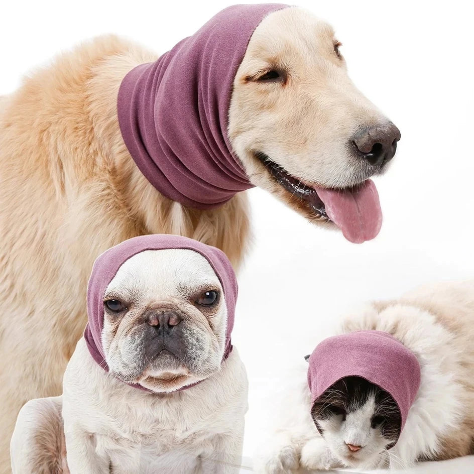 Hat for Dogs Dog Grooming Earmuffs Warm Noise-Proof Earmuffs Pet Ear Cover Cloth Hat Winter Windproof Hats Puppy Pet Accessories