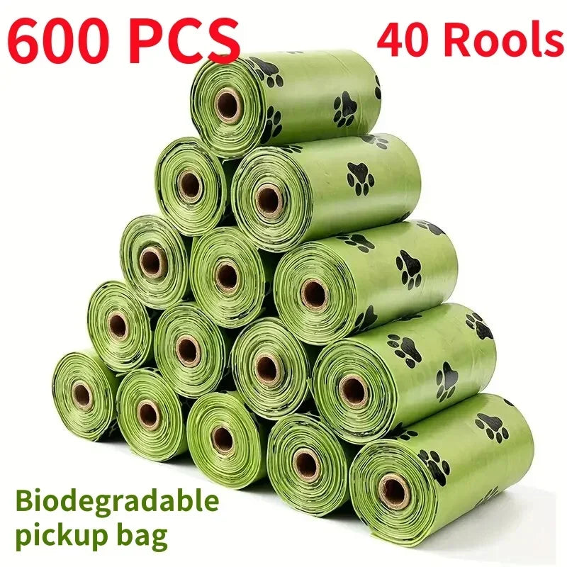 Dog Poop Bags for dog Large Cat Waste Bags Doggie Outdoor Home Clean Refill Garbage Bag 15 Bags/ Roll Pet Supplies