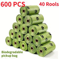 Dog Poop Bags for dog Large Cat Waste Bags Doggie Outdoor Home Clean Refill Garbage Bag 15 Bags/ Roll Pet Supplies