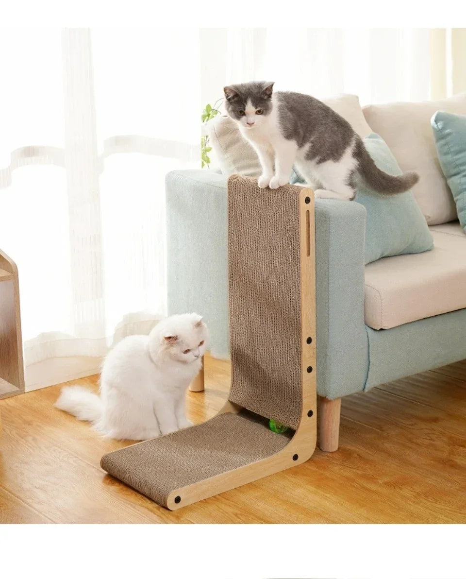 Scraper for Cats Cardboard Large/Small L-shape Wear-resistant Scratch-resistant Cat Scratching Post Cat Toy Pets Cat Accessories