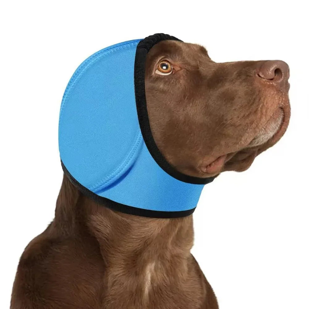 Noise Reduction Dog Ear Covers Hearing Protection Waterproof Dog Calming Earmuff Anti-Noise Shock Proof Pet Headcover