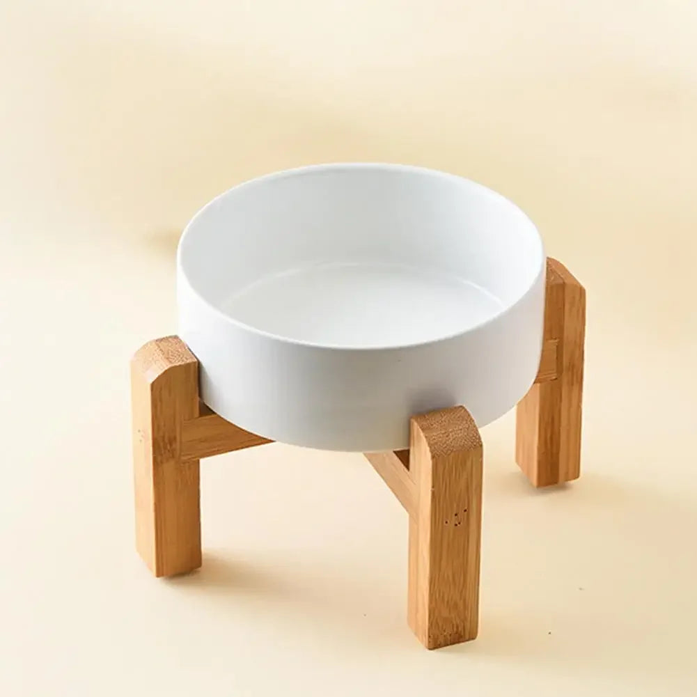 B7 Self-Assembly Ceramic Double Cat Bowl Dog Bowl 400ML Pet Feeding Water Bowl Cat Puppy Feeder Product SuppliesFood Water Bowls