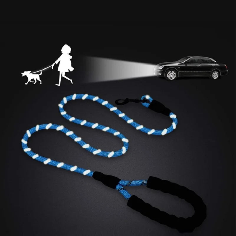 120/150/200/300CM Reflective Dog Leash Soft Handle Dog Leash Reinforced Leash for Small Medium Large Dogs Big Dog Supplies