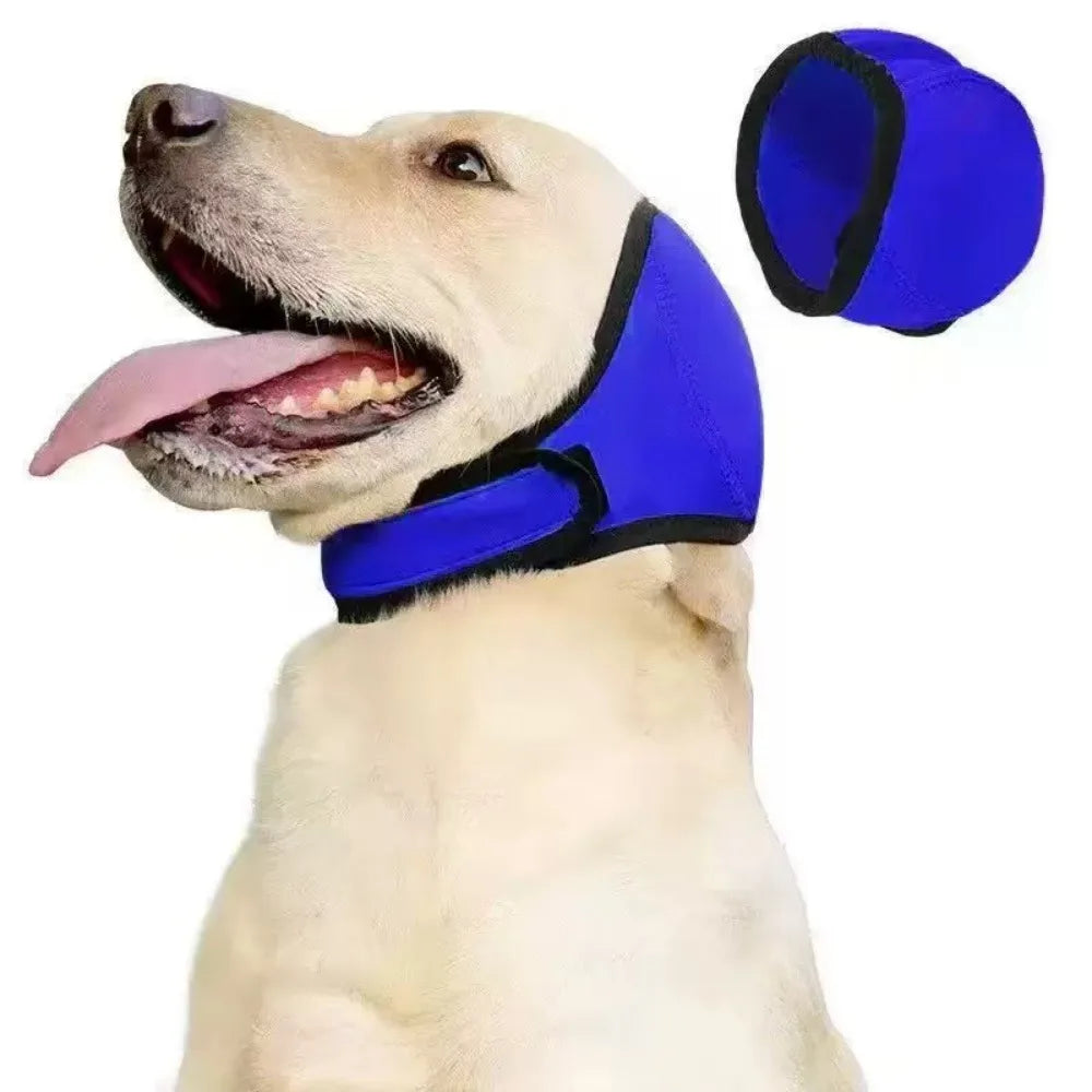 Noise Reduction Dog Ear Covers Hearing Protection Waterproof Dog Calming Earmuff Anti-Noise Shock Proof Pet Headcover
