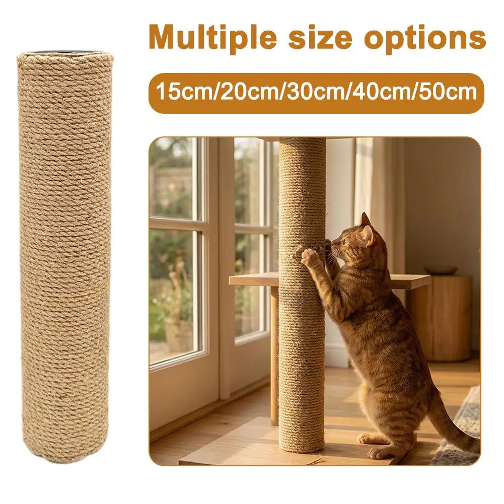 Sisal Cat Scratch Post Anti Scratch Claw Care Toy Detachable DIY Cat Tree Replacement Parts Household Pet Cat Supplies