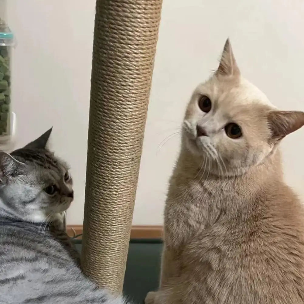 Sisal Cat Scratch Post Anti Scratch Claw Care Toy Detachable DIY Cat Tree Replacement Parts Household Pet Cat Supplies