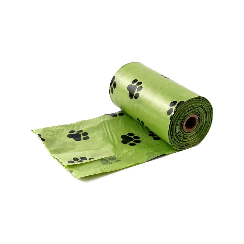 Dog Poop Bags for dog Large Cat Waste Bags Doggie Outdoor Home Clean Refill Garbage Bag 15 Bags/ Roll Pet Supplies