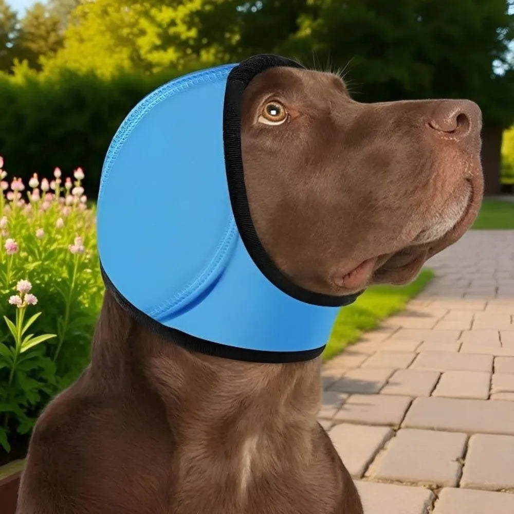 Noise Reduction Dog Ear Covers Hearing Protection Waterproof Dog Calming Earmuff Anti-Noise Shock Proof Pet Headcover
