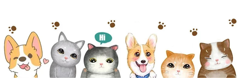 B7 Self-Assembly Ceramic Double Cat Bowl Dog Bowl 400ML Pet Feeding Water Bowl Cat Puppy Feeder Product SuppliesFood Water Bowls