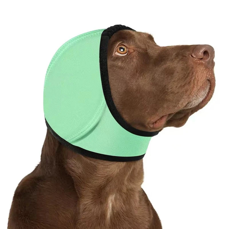 Waterproof Noise Cancelling Adjustable Dog Ear Muffs Dog Earmuffs Swimming Calming Hood To Relieve Pet Anxiety & Prevent Shock