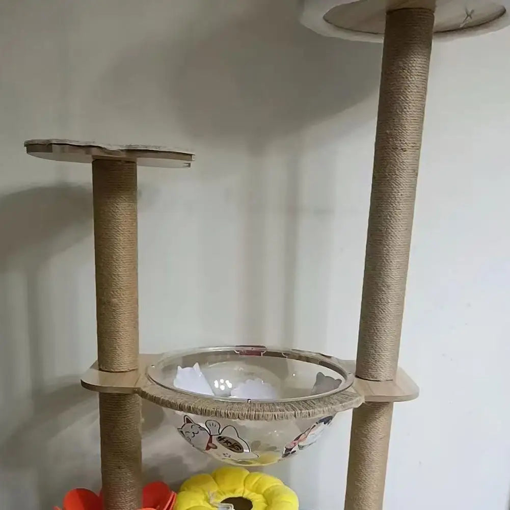 Sisal Cat Scratch Post Anti Scratch Claw Care Toy Detachable DIY Cat Tree Replacement Parts Household Pet Cat Supplies
